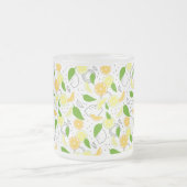 Citrus Fruits Lemon Orange Modern. Matglas Koffiemok (Center)