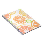 Citrus Fruits Oranje Limoen Lemon Grapefruit Notitieboek (Rechterzijde)