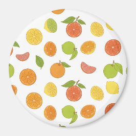 Citrus Fruits Pattern Magneet