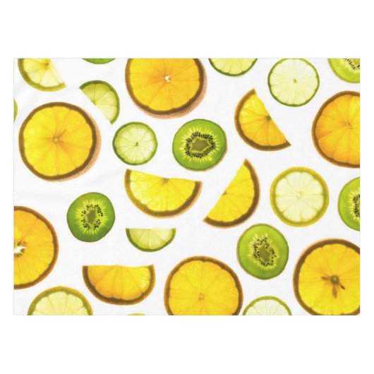 Citrus Fruits Tablecloth Tafelkleed (Voorkant (Horizontaal))