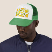 Citrus Fruits Trucker Hat Pet (In situ)