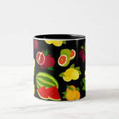 Citrus Fruits Tweekleurige Koffiemok (Center)