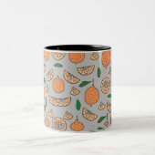 Citrus Fruits Tweekleurige Koffiemok (Center)