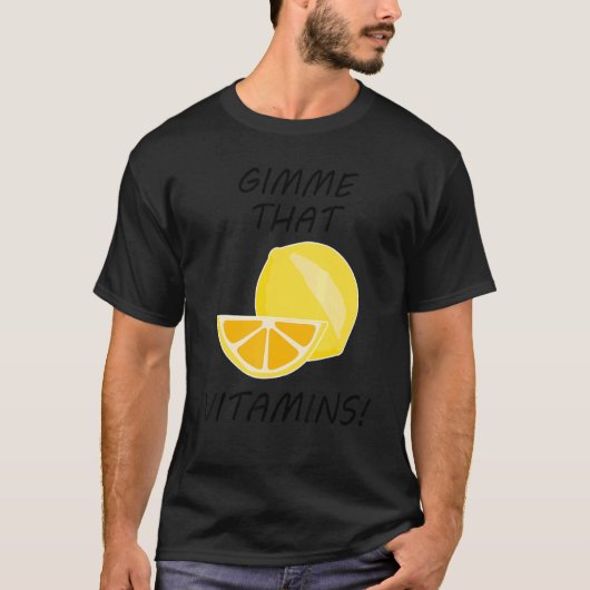 Citrus Fruits Vitamins Lemonade Fruits T-shirt (Voorkant)
