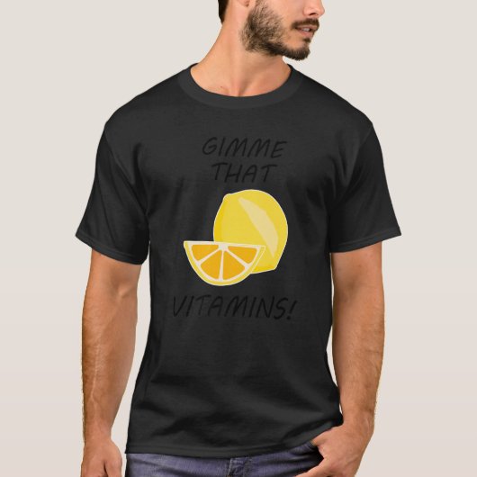 Citrus Fruits Vitamins Lemonade Fruits   T-shirt (Voorkant)