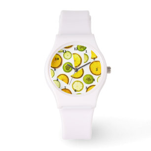 Citrus Fruits Watch Horloge