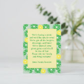 Citrus Fun uitnodiging (Staand voorkant)