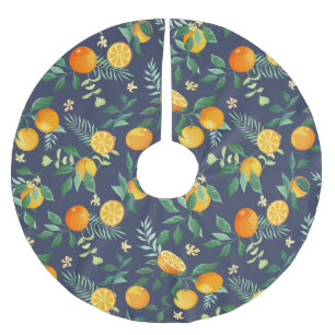 Citrus Fusion: Sinaasappels met tropische flair Kerstboom Rok