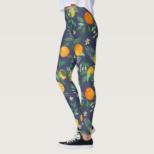 Citrus Fusion: Sinaasappels met tropische flair Leggings (Links)