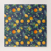 Citrus Fusion: Sinaasappels met tropische flair Legpuzzel (Verticaal)