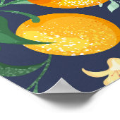Citrus Fusion: Sinaasappels met tropische flair Poster (Hoek)