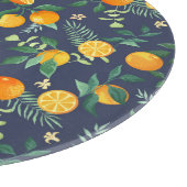 Citrus Fusion: Sinaasappels met tropische flair Snijplank (Hoek)