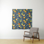 Citrus Fusion: Sinaasappels met tropische flair Wandkleed (In Situ (horizontaal))