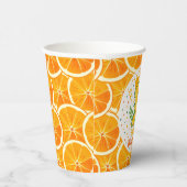 Citrus Garden 1e verjaardag Papieren bekers (Rechts)