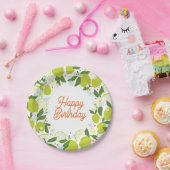 Citrus Garden Paper Bord - Bewerkbaar bericht (Feest)