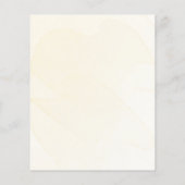 Citrus geel budget baby shower uitnodiging (Achterkant)