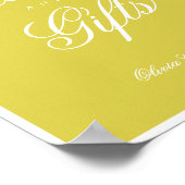 Citrus Geel Eiland Old Money Tafelbord Poster (Hoek)