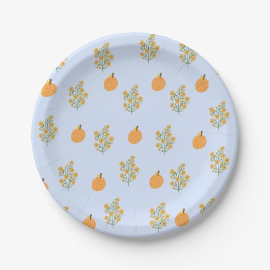 Citrus-geïnspireerde papieren bord (Voorkant)