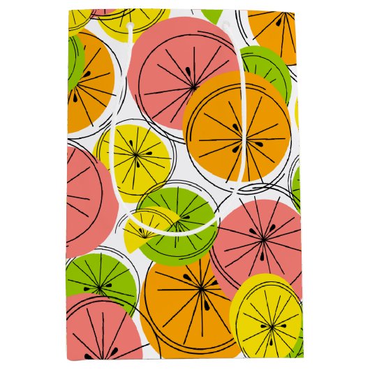 Citrus geschenkzak medium medium cadeauzakje (Voorkant)