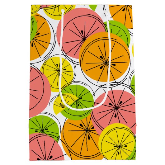 Citrus geschenkzak medium medium cadeauzakje (Achterkant)