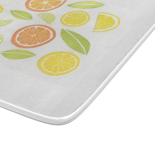 Citrus Glass Cutting Board Snijplank (Hoek)