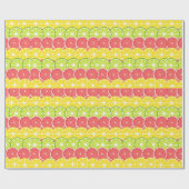 Citrus Grapefruit Limoen en Sinaasappel Cadeaupapier (Vlak)