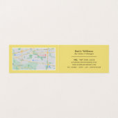 Citrus Grapefruitsap, sausbast, gedetailleerd Visitekaartje (Binnenkant ongevouwen)