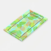 Citrus Grocery List Post it Notes (Schuin)