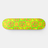 Citrus groen Sinaasappel geel ombre abstract ontwe Persoonlijk Skateboard (Horizontaal)