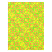Citrus groen Sinaasappel geel ombre abstract ontwe Tafelkleed (Voorkant)
