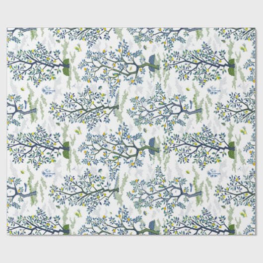Citrus Grove White Cadeaupapier (Vlak)