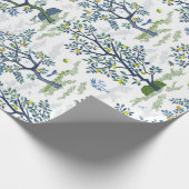 Citrus Grove White Cadeaupapier (Hoek)