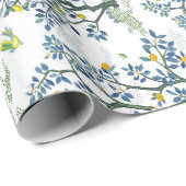 Citrus Grove White Cadeaupapier (Rol Hoek)