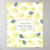 Citrus Guest Book Sign Poster (Voorkant)