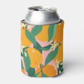 Citrus handgetekende stijl blikjeskoeler (Blikje Voorkant)