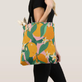 Citrus handgetekende stijl tote bag (Dichtbij)