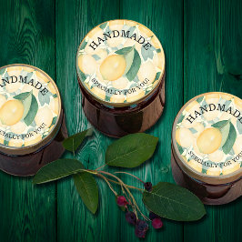 Citrus HANDMADE voor u Ronde Sticker