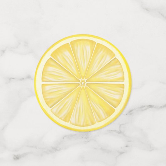 Citrus Helder Citroen Positano Cocktail Confetti (Kleine voorkant)