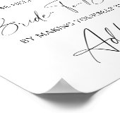 Citrus - help de drukke bruid met adres poster (Hoek)