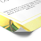 Citrus - herinneringen met bruid poster (Hoek)