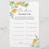 Citrus - Hoe oud was de bruid om mee te spelen (Voorkant)