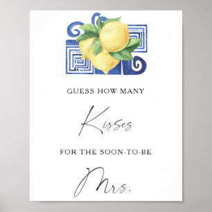 Citrus - Hoeveel kusjes bruidsjonkvrouwenspel Poster