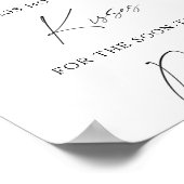 Citrus - Hoeveel kusjes bruidsmeisjesfeest spel Poster (Hoek)