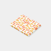 Citrus Holey Ovals Post-it® Notes (Schuin)