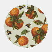 Citrus & hommel: naadloos glas ornament (Achterkant)