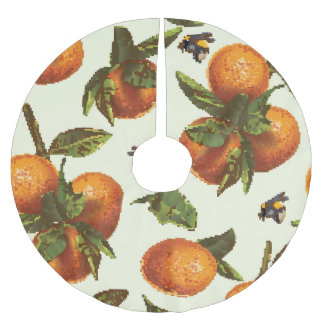 Citrus & hommel: naadloos kerstboom rok