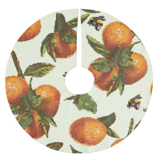 Citrus & hommel:  naadloos kerstboom rok (Voorkant)