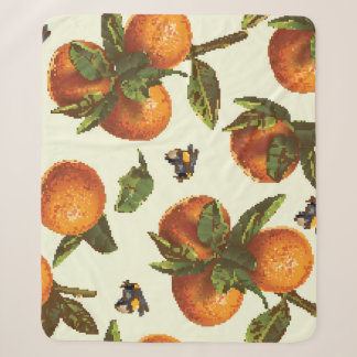 Citrus & hommel:  naadloos sherpa deken