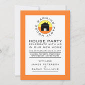 Citrus House Logo, Housewarming Party, House Party Kaart (Voorkant)