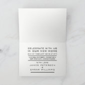 Citrus House Logo, Housewarming Party Invitation (Binnen)